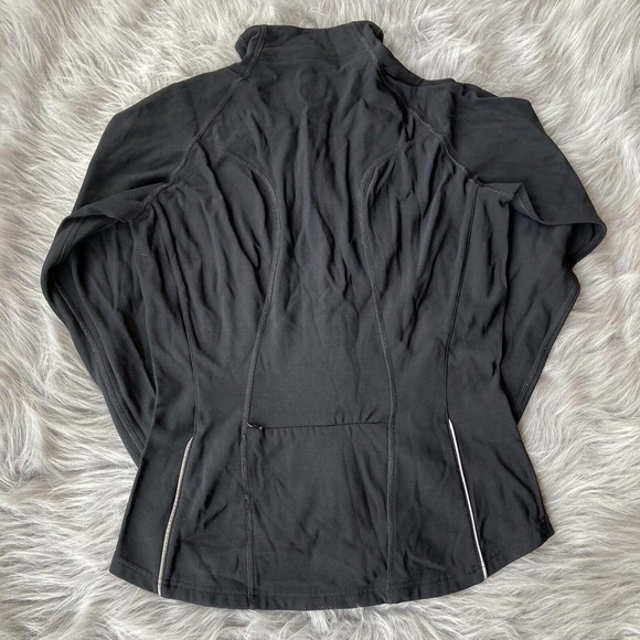 Gore Bike Wear Jacket Sz M Zip Up Workout Cycling Sports Black RN #66633 Womens - Picture 7 of 11